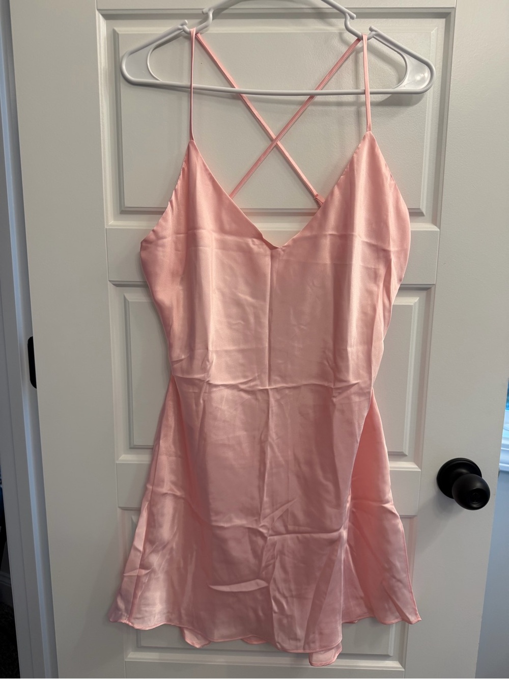 Vintage 2003 Victoria’s Secret Y2K Pink Satin Open Back Slip Dress M